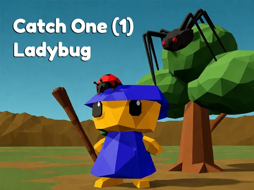 Catch One (1) Ladybug